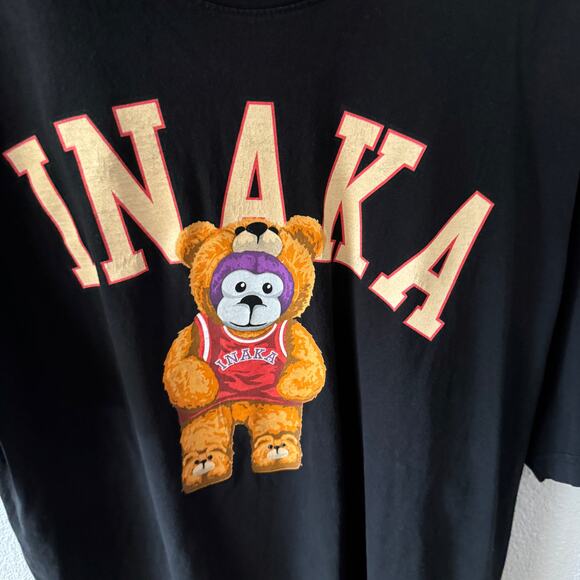 Inaka Power Shirt Mens Large active activewear streetwear graphic athleisure gym - Picture 5 of 5